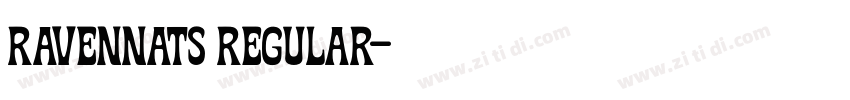 RavennaTS Regular字体转换